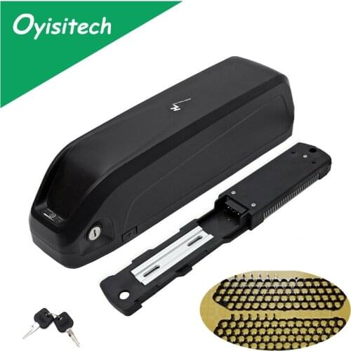Electric bike bicycle battery case 36v 48v 52v hailong e-bike battery empty box 65pcs 18650 ebike down tube battery case