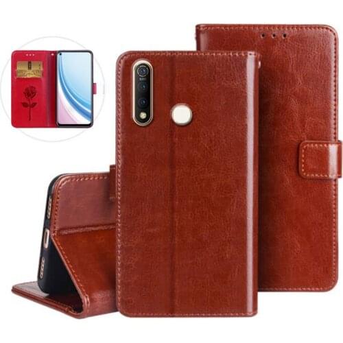 Phone Cover For Vivo Z5x 712 Case Flip PU Leather Wallet Stand Capa For Vivo Z5x 712 V1990A Fashion Protective Shell Bags Bumper