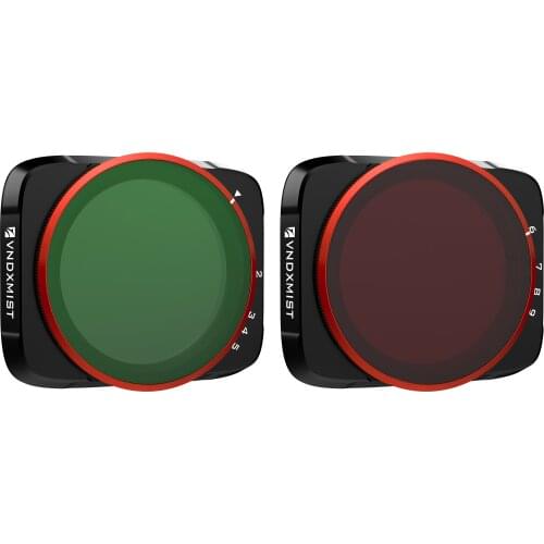 Freewell Variable ND (Mist Edition) 2-5 Stop, 6-9 Stop 2 Pack VND Filters Compatible with Air 2S Drone
