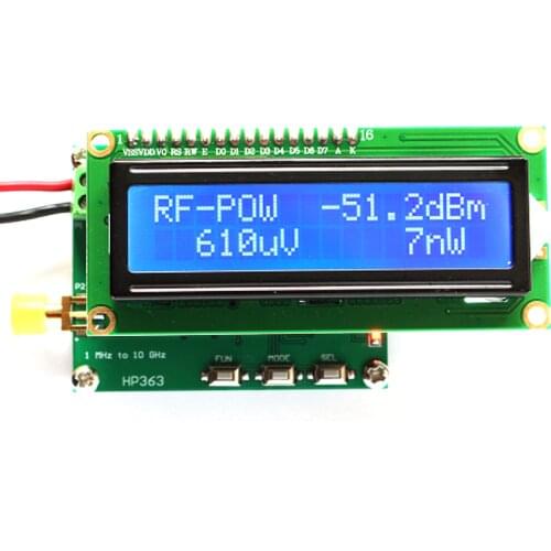 HP363 RF power meter Power meter 1MHz～10GHz -50～0dBm Can set the RF power attenuation value