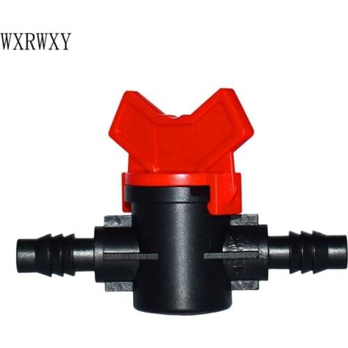 Wxrwxy drip irrigation valve water irrigation valve plastic faucet cranes 8/11 faucet connector tap garden 10pcs