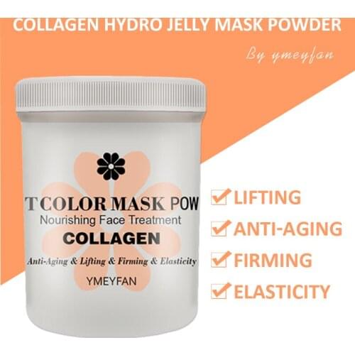 DIY SPA Collagen Crystal Soft Mask Powder Moisturizing Anti-aging Anti Wrinkle Peel Off Hydro Jelly Face Mask Powder Skin Care