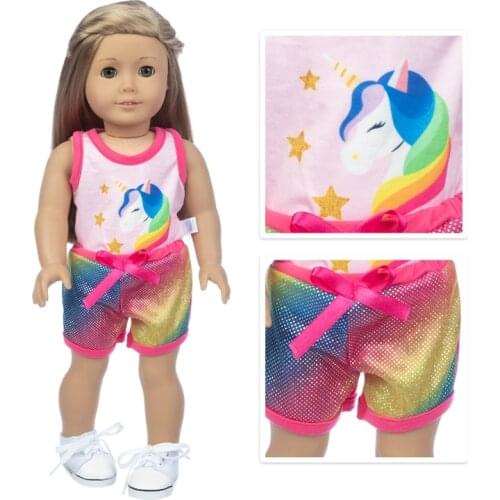 Colorful Pony Suit Clothes fits for American girl 18" american girl doll alexander,girls dolls