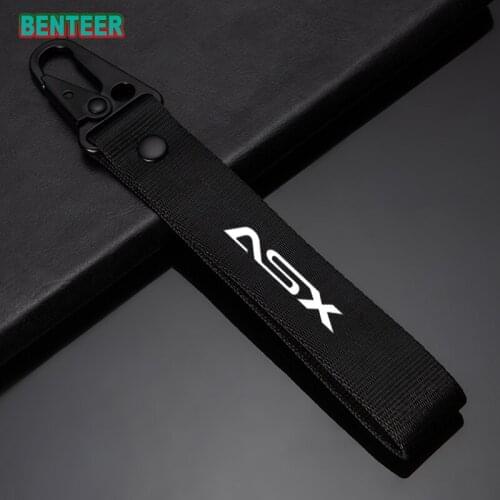 Lastest design Nylon car key ring car key rope for MITSUBISHI ASX