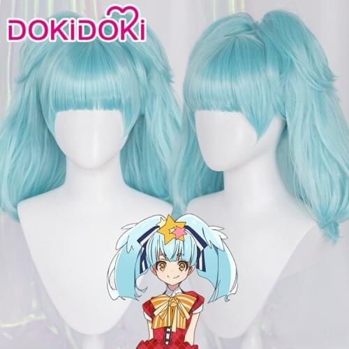 DokiDoki Anime ZOMBIE LAND SAGA Hoshikawa Lily Wig Cosplay Wig Hoshikawa Lily Hair Heat Resistant Synthetic Wigs