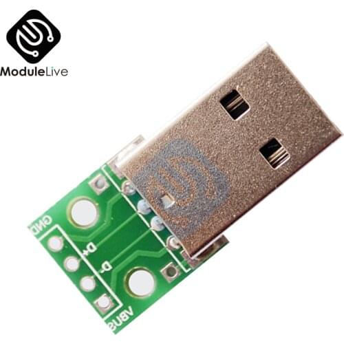 USB to DIP Adapter Converter 4 pin for 2.54mm PCB Board Power Supply DIY Tools 2.54 mm