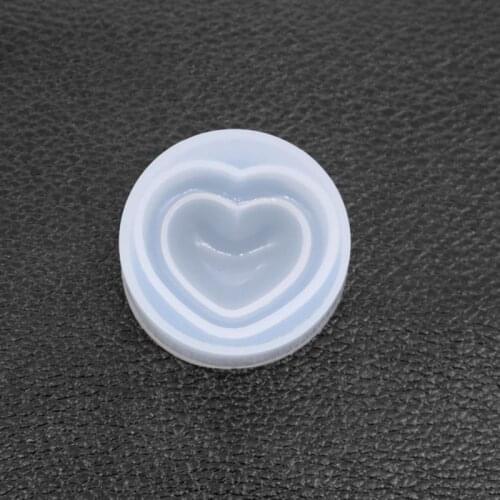 DIY Crystal Epoxy Silicone Mold Double-layer Love Heart Shape Resin Molds