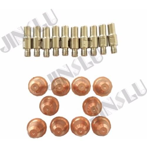 S45 Trafimet Plasma Cutting Torch Consumables Parts Tip PD0116-08 & Electrode PR0110 20PCS