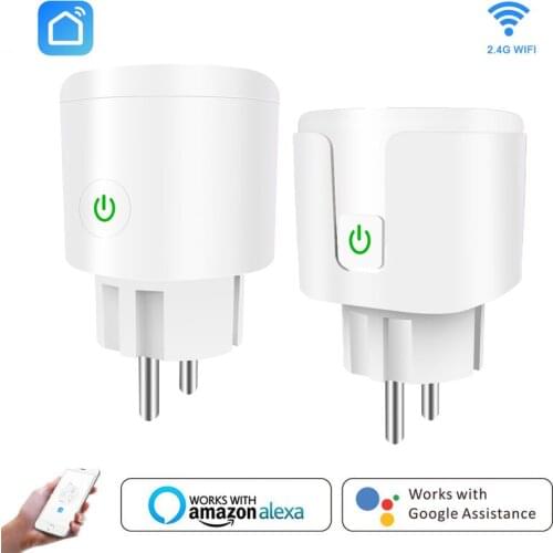 Smart WiFi Plug Adaptor 16A Remote Voice Control Power Monitor Socket Outlet Timing Function work with Alexa Google Home IFTTT