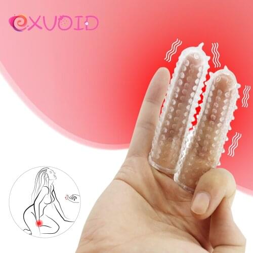 EXVOID Finger Sleeve Female Masturbator Vaginal Massager G-spot Clitoris Stimulator No Vibrator Sex Toys for Women Adult Product