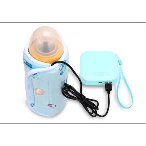 100pcs USB Milk Water Warmer Bag Travel Stroller Baby Nursing Bottle Heater