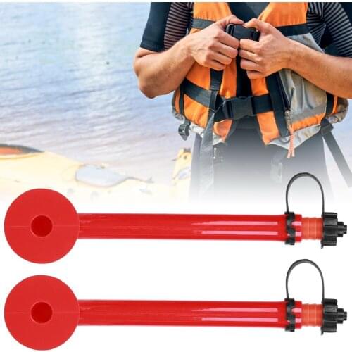 2 Pcs Portable PVC Plastic Life Vest Automatic Inflator Lightweight Inflatable Outdoor Swimming Jacket Special Tool Accessories