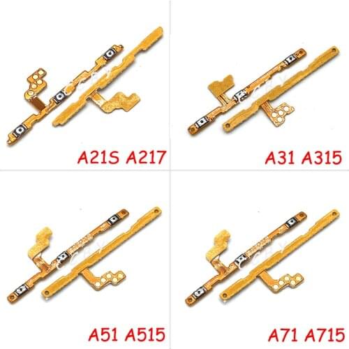 20PCS Power ON OFF Volume Up Down Side Button Switch Key Flex For Samsung Galaxy A01 Core A02 A11 A21 A31 A41 A51 A71 A21S A42