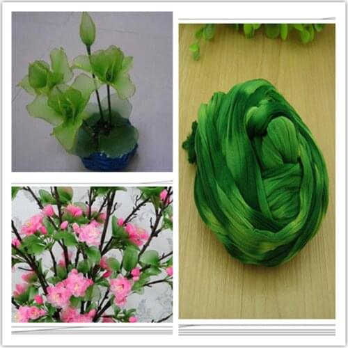 54 colors mix shipping or only one color ship double color stocking flowers/nylon flower /silk flower making/ DIY flowers craft