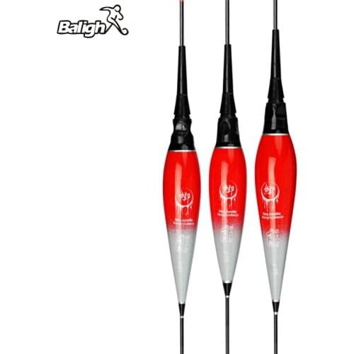 Balight LED Night Light Fishing Float Hard Tail Luminous Buoy Fishing Lure Floats Bobbers Bite Alarm