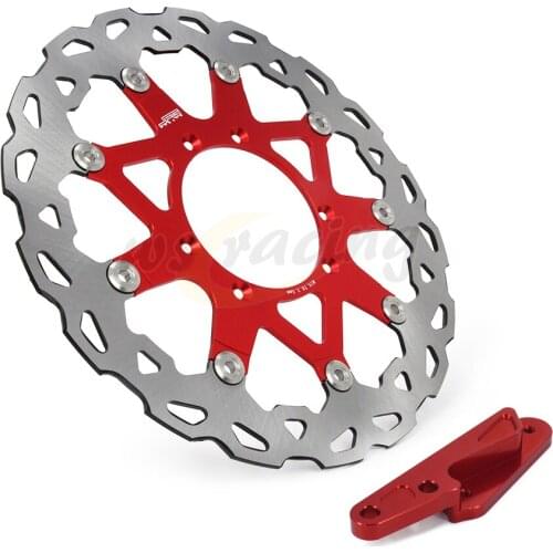 CNC 320MM Motorcycle Front Floating Brake Disc & Caliper Bracket Adapter For HONDA CRF250X CRF250R CR250R CRF450R CRF450X CR125