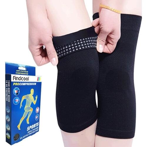 Findcool Knee Support Professional Protective Sports Knee Pad Plus Size Breathable Bandage Knee Brace Basketball Tennis Cycling
