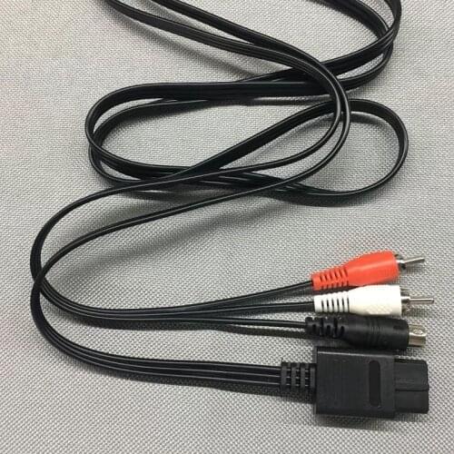 BUKIM S-Video Cable for GameCube for GC RCA AV Cord for Nintendo-64 for N64 for SNES for Super Nintendo