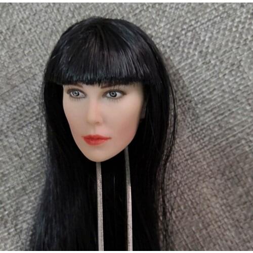 Collectible 1/6 Middle Eastern Beauty Girl Head Sculpt Egyptian Princess Lenka Kripac Head Carved Model for 12'' Action Figure