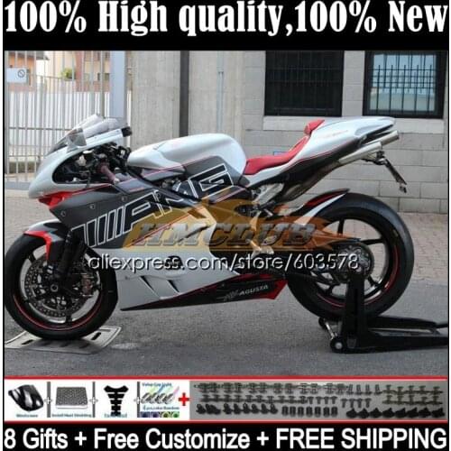 Body For MV Agusta F4 R312 750S 1000 R 750 1000CC Kit 51CL.12 1000R 312 1078 1+1 2005 2006 MA MV F4 05 06 Fairings repsol white