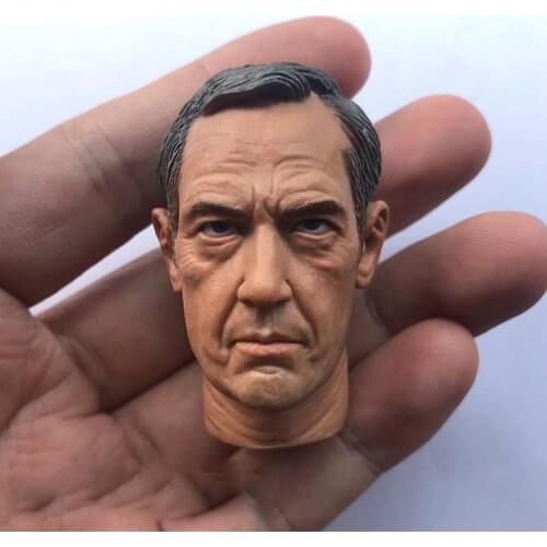 In Stock 1/6 Male Figure Tom Hollander Head Sculpt Carved Ciaran Hinds The Lost City of Z Accessory Model for 12'' Body