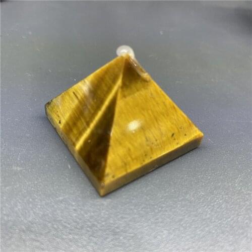 Natural Tiger Eyes Crystal Pyramid Polished Healing Pyramid reiki minerals Quartz Crystals Stone For Home Decoration