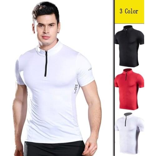 New Quick-drying Men Compression T-shirt men Sporting Skinny Tee Shirt Male Gyms Running T-shirt Fitness Sports men t-shirts