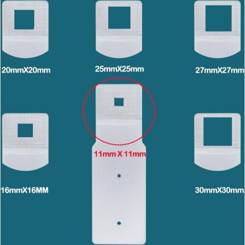 Square-type Presser Foot Support Plate For Brother 430D Knotting Machine Presser Foot Feed Plate16mmX16mm 25mmX25mm 27mmX27mm