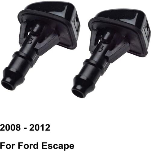 Front Windshield Washer Nozzle 8L8Z-17603-AA 8L8Z17603AA for Ford Escape ( 2008 - 2012 ) ( Pack of 2 )