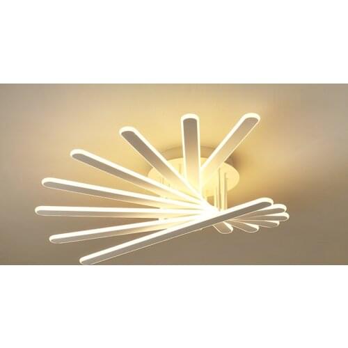 Modern led ceiling light with remote control lamparas de techo colgante moderna avize lamp fixtuers for living free shipping