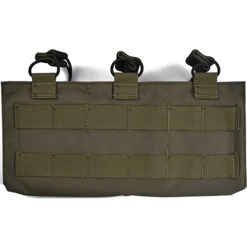 TwinFalcons Triple 7.62 Open Top Rifle Mag Pouch Delustering Cordura 500D TW-M060
