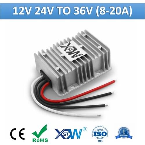 XWST Non Isolated DC to DC 12v 24v to 36v 8A 10A 15A 20A Step Up Boost 360W 540W 720W Power Supply 36vdc Voltage Regulator