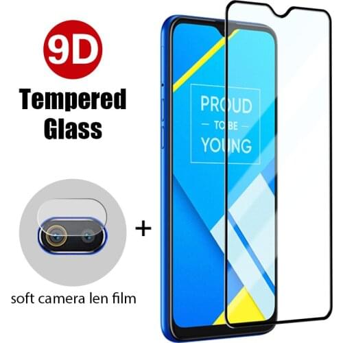 2IN1 Tempered Glass for OPPO Realme C1 C2 C3 C3i C11 12 15 17 SE Pro 5G Q2 Pro Q2i Camera Lens Screen Protector Protective Film