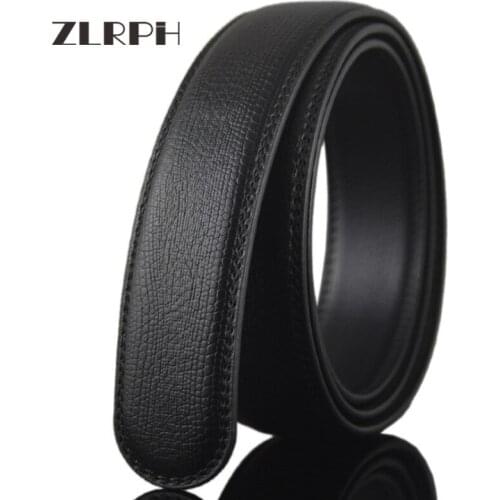 ZLRPH New Designer Mens Belts Fashion Genuine Leather Cowskin Belt for Men High Quality Automatic Buckle Male Waist Strap 3.5cm