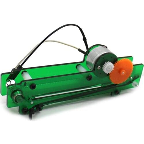 1PC Rack Pull Generator with Light Kinetic Electric Energy Conversion Motor Rack Gear DIY Assembly Model Kit Science Educational