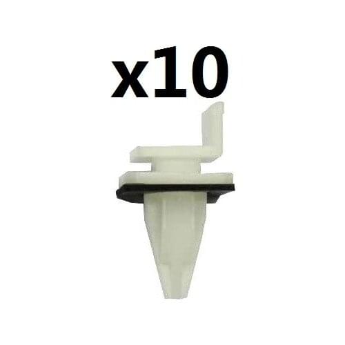 10pcs For Honda 91513-SM4-000 Acura Integra Legend MDX Nylon Rocker Panel Moulding Clip Retainer Fastener