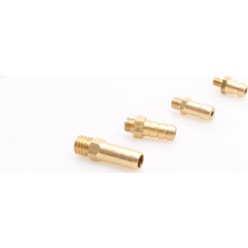 20PCS RC Boat Parts M3 M4 M5 M6 Copper Nozzle Water Cooling Faucet Fuel Nozzles Length 11-20mm for cooling system DIY Part
