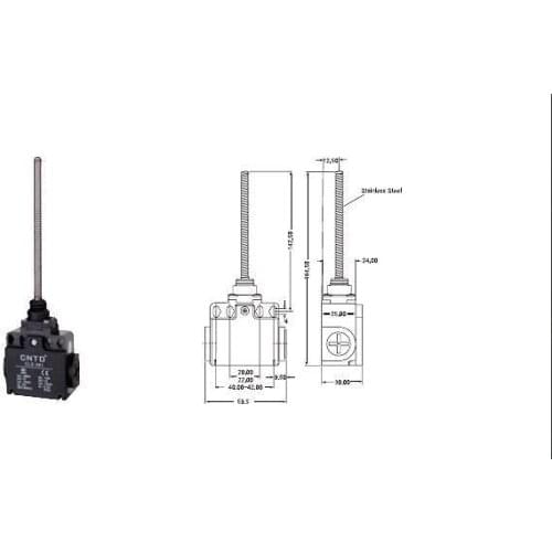 4Pcs/Lot Top Quality Original CNTD CLS-381 Wobble Arm Limit Switch/Micro Switch Ui 380V Ith 10A ,Economical & plastic type