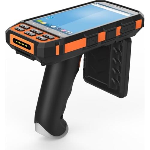 5.0inch Industrial Rugged Portable PDA Data Collection Terminal Android 7.0 RFID Reader NFC 2D Barcode Scanner