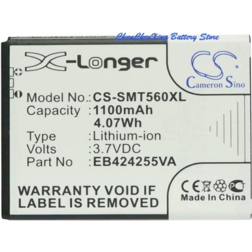 Cameron Sino 1100mAh battery EB424255VA, EB424255VU for Samsung C5530,S3350,S3850,S5220,S5222, T359,T369,T379,T479,T559,T669