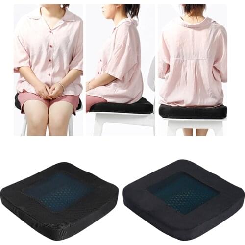 Breathable Gel Seat Cushion Body Pressure Dispersion Cushion for Office Chair, Wheelchair, Home Chair