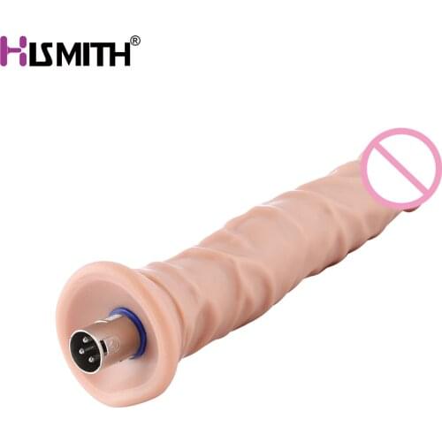10.3" Super Long Dildo 8.86" Insertable Length 4cm Diameter 3XLR Connector Sex Machine Accessories Flexible 3 Pin Attachments