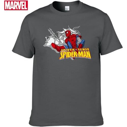 Marvel The Avengers spiderman t-shirt Comfortable Breathable 100% cotton Fashion clothes for teens Summer Tops Man tee shirt #99