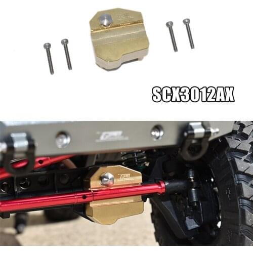 GPM Axial SCX10 III Gladiator AXI03006 AXI03007 Crawler Copper Front Rear Gearbox Universal Outside Cover AXI232026 RC Car Parts