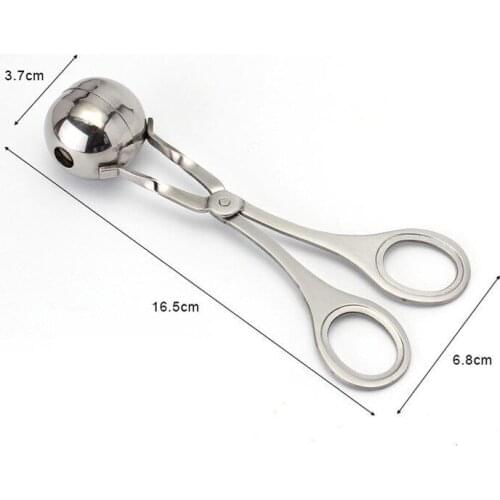 Kitchen Craft Stainless Steel Meat Baller Cookie Dough Meatball Scoop Large