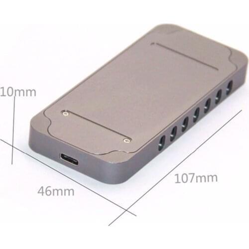 SP Metal External M.2 to 10Gbps USB 3.1 Type C NVMe PCIe 3.0 SSD Enclosure Case M Key NGFF USB3.1 HDD Box C to C Cable Adapter