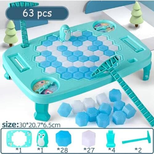 Mini Penguin Trap Board Game Parent-child Interactive Entertainment Table Toys Stress Reliever Fidget Toys Desktop Game