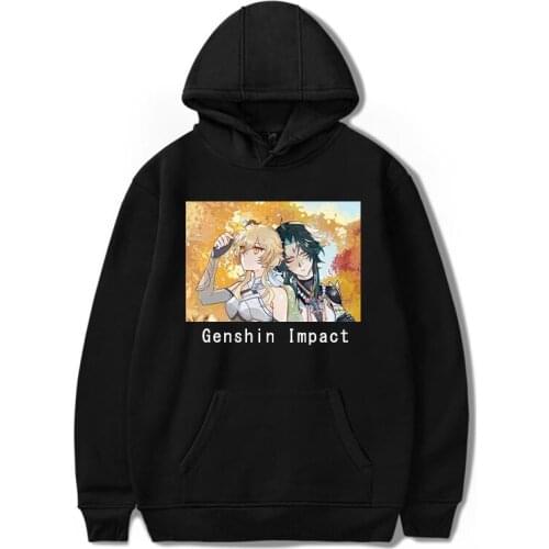 Fashion Hot Genshin Impact Hoodies casual Cool Print Game Sweatshirts Streetwear Graphic Women/Men Hip Hop Top Plus Fashion Size