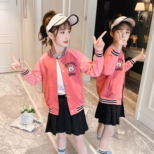 Girls Babys Coat Jacket Outwear 2021 Slim Winter Autumn Overcoat Top Zipper Cardigan Childrens Clothing