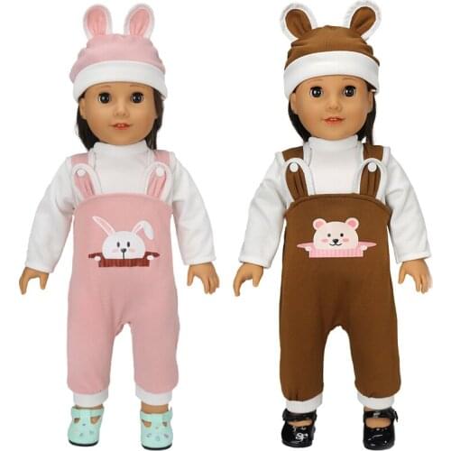 18" Girl Doll Clothes Pajama Sets 43 Cm Reborn Baby Doll Clothes Children Girl ToysWears